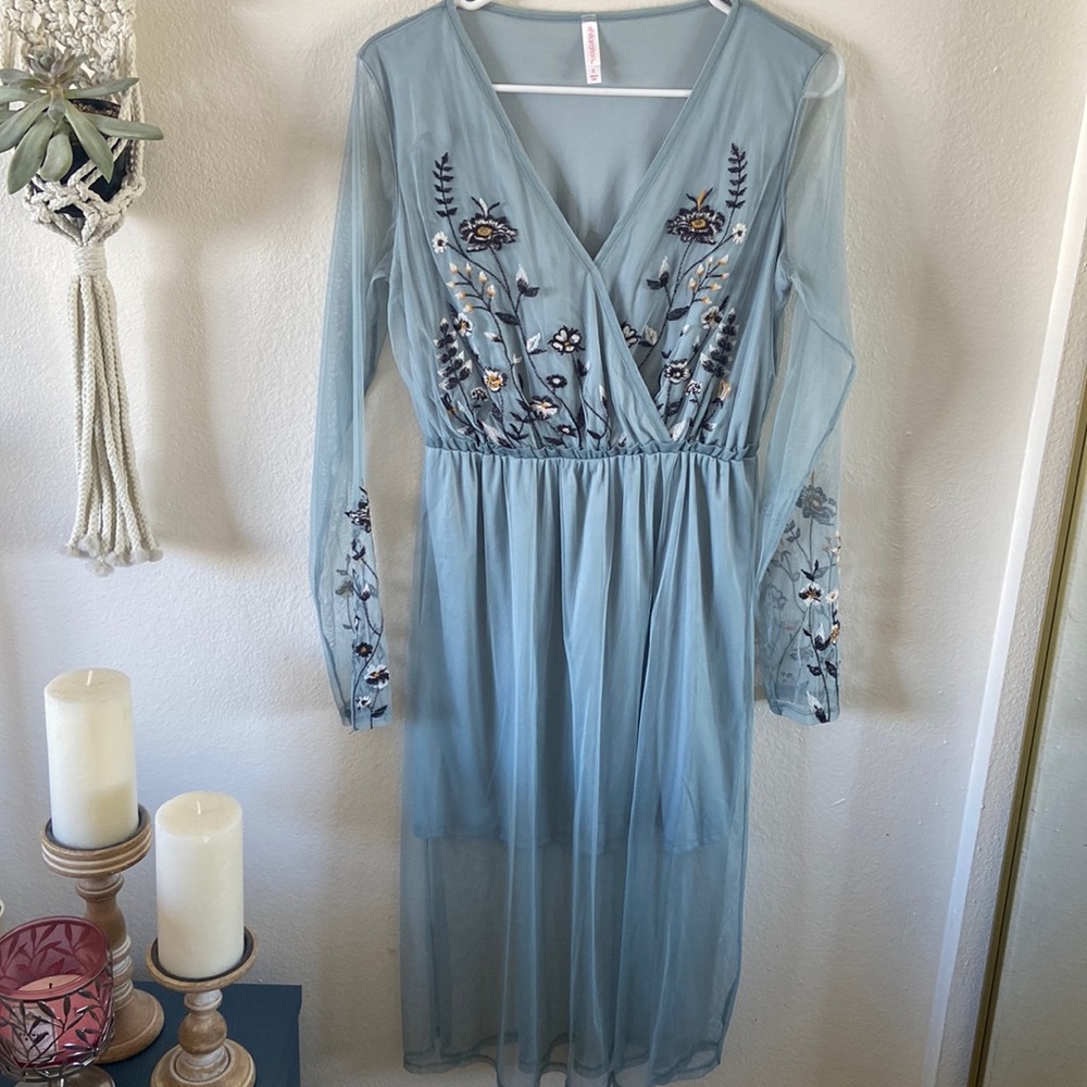Xhilaration sheer dress size S